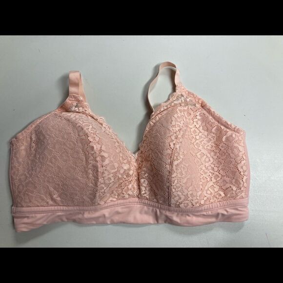 AUDEN, Peach Bralette, Size 3X, lightly‎ lined, adjustable straps, stretchy - Picture 7 of 12